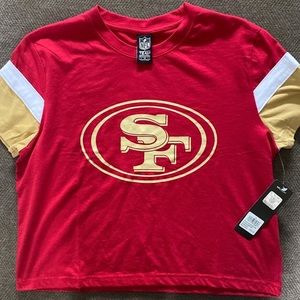 49ers Woman Crop Tshirt